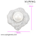 00036 Xuping Mode Brosche Kristall Perle Revers Pin Broschen für Hochzeit Einladung Brosche Pins